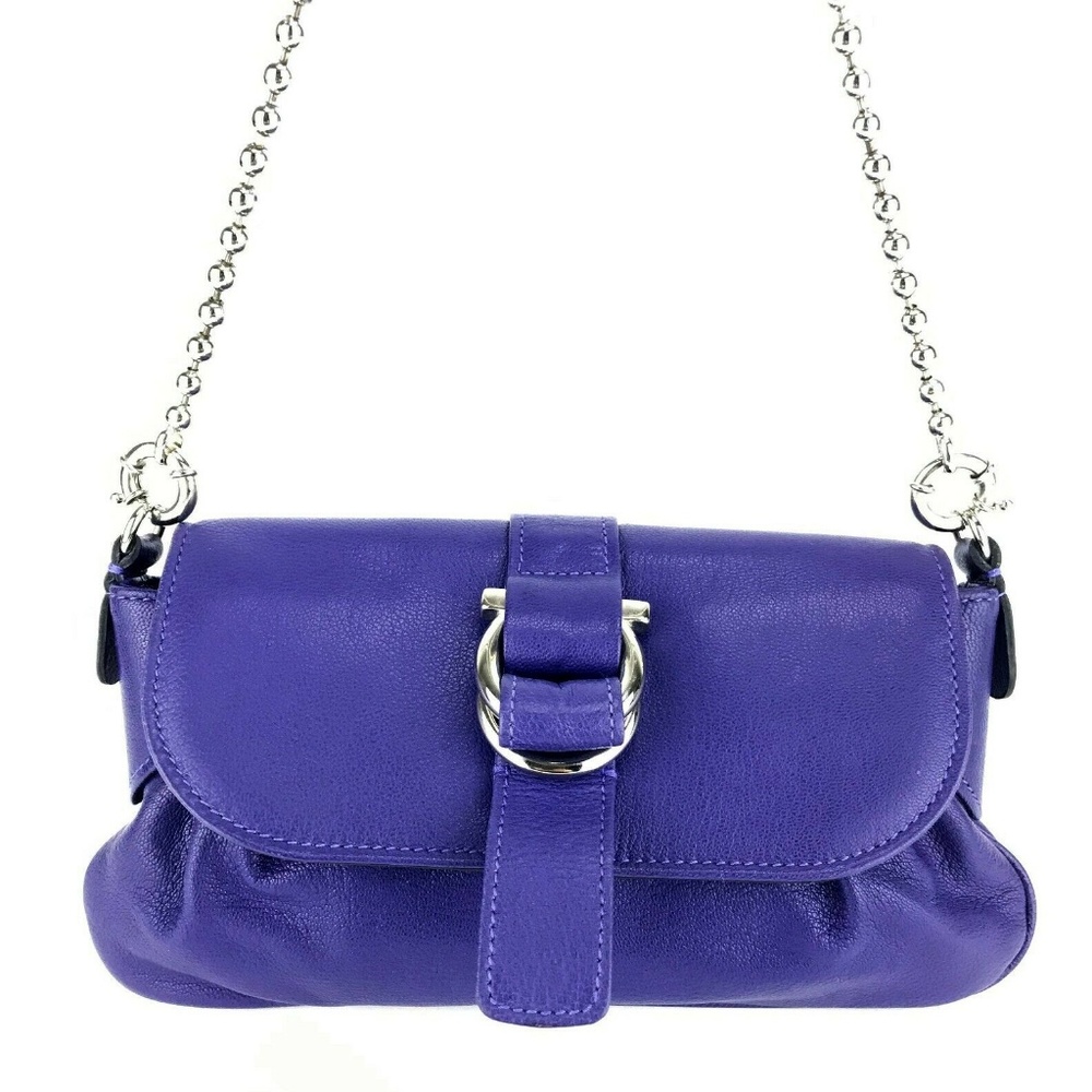 🚫SOLD🚫 Salvatore Ferragamo Gancini D Ring Clutch